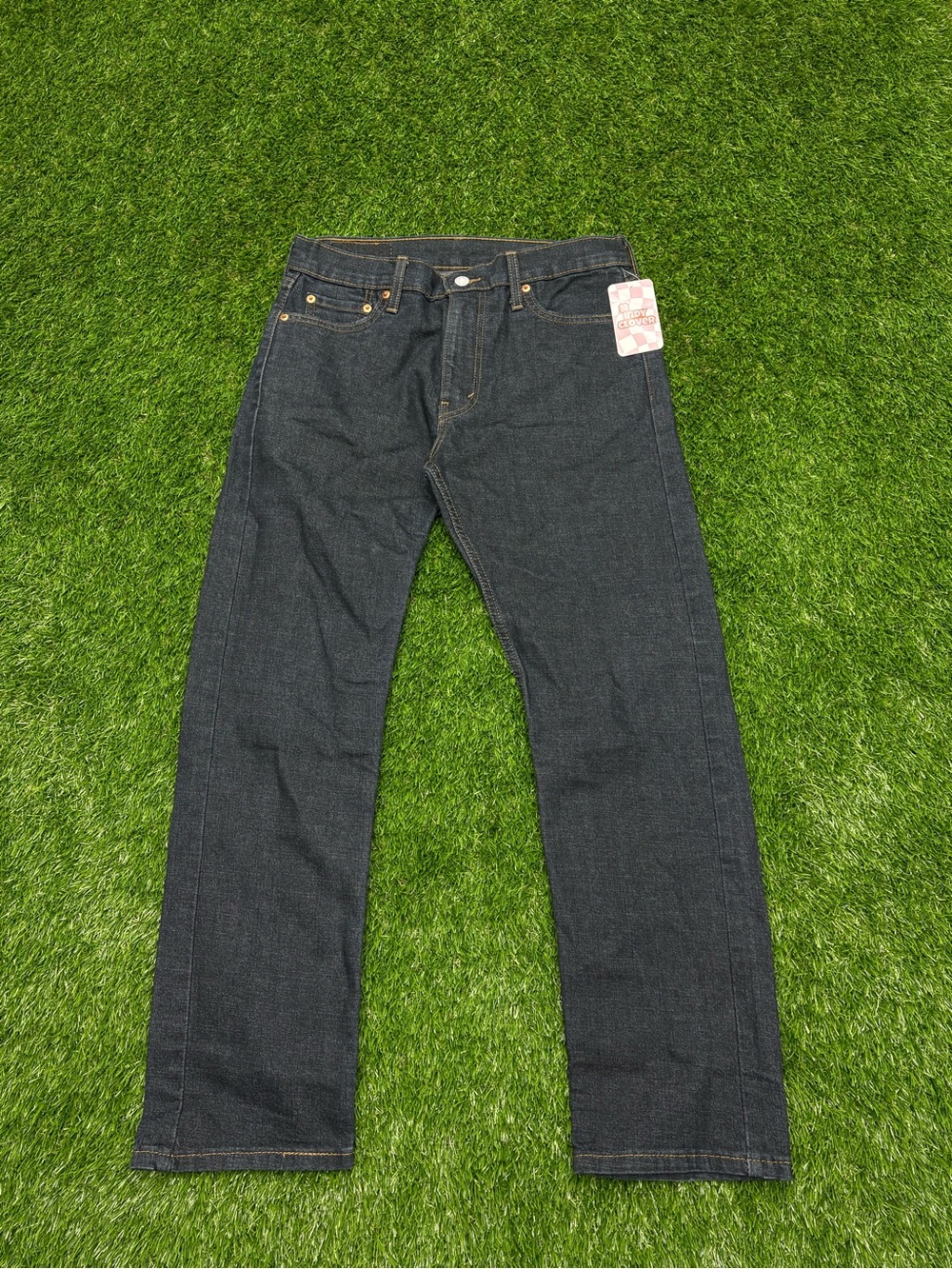 Classic Mens Dark Blue Levi’s 514 Straight-Leg Jeans
